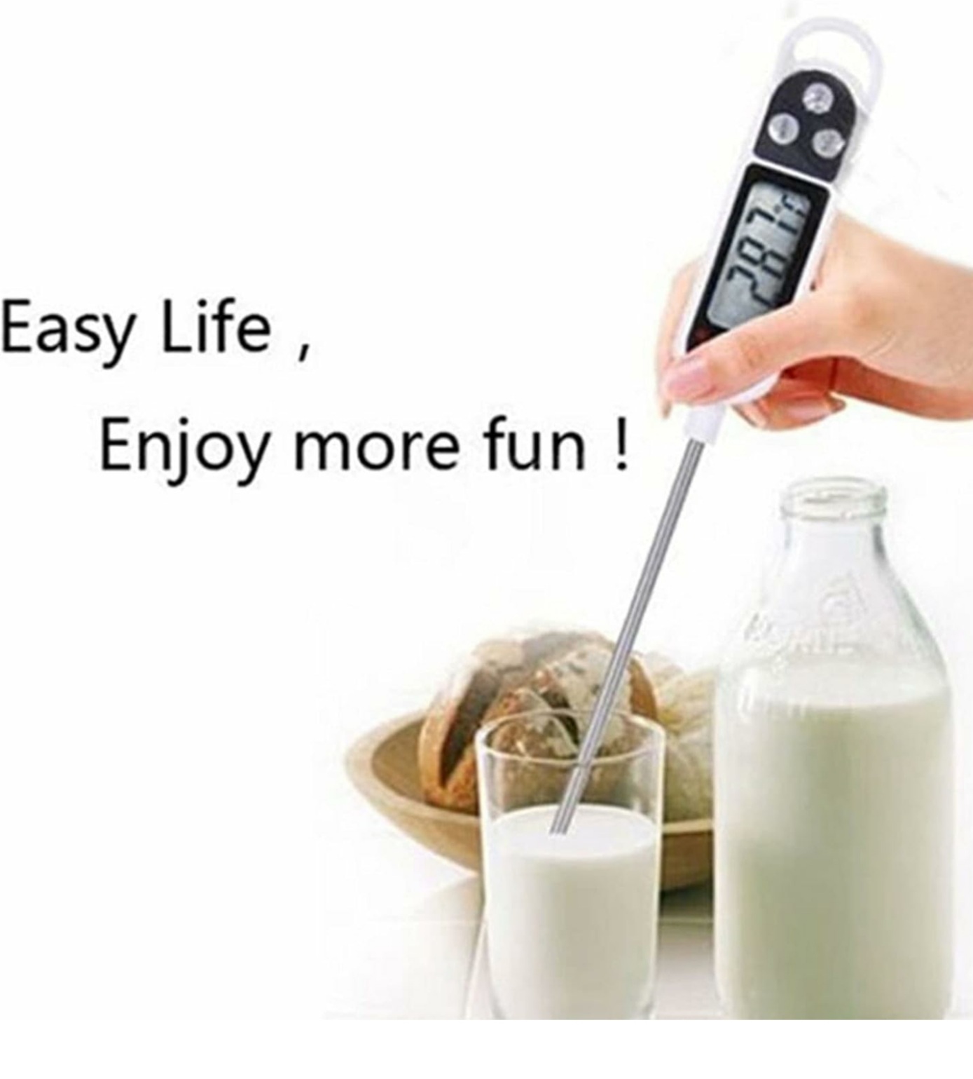 Termómetro Cocina Digital Horno Aceite Carne Asador Parrilla.