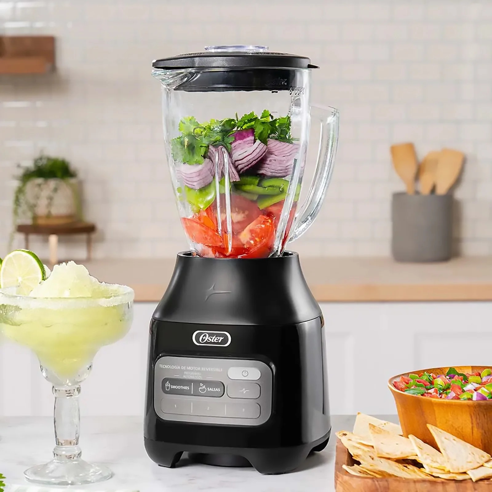 Licuadora Oster Vaso de Vidrio 1.5 Litros BLSTPEG-BRT