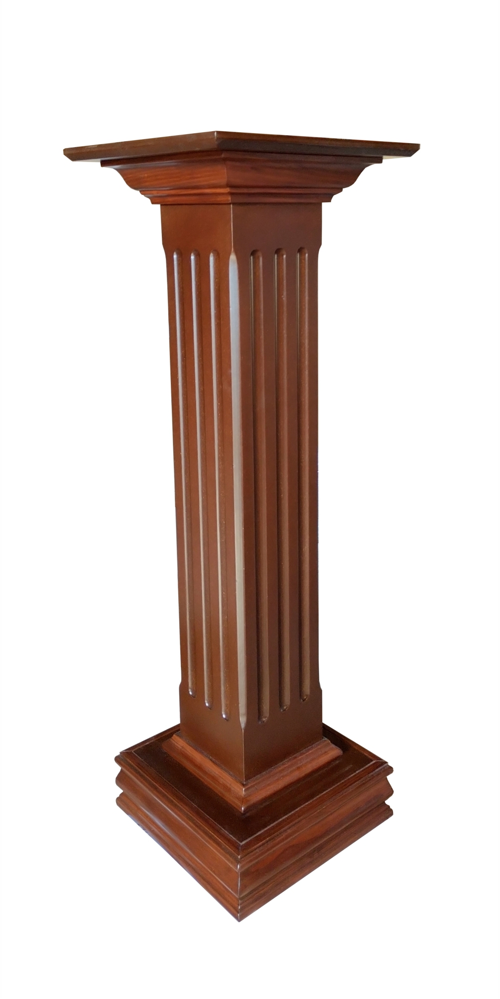 Pedestal de Madera Exhibidor para Adornos Modelo Rayas.