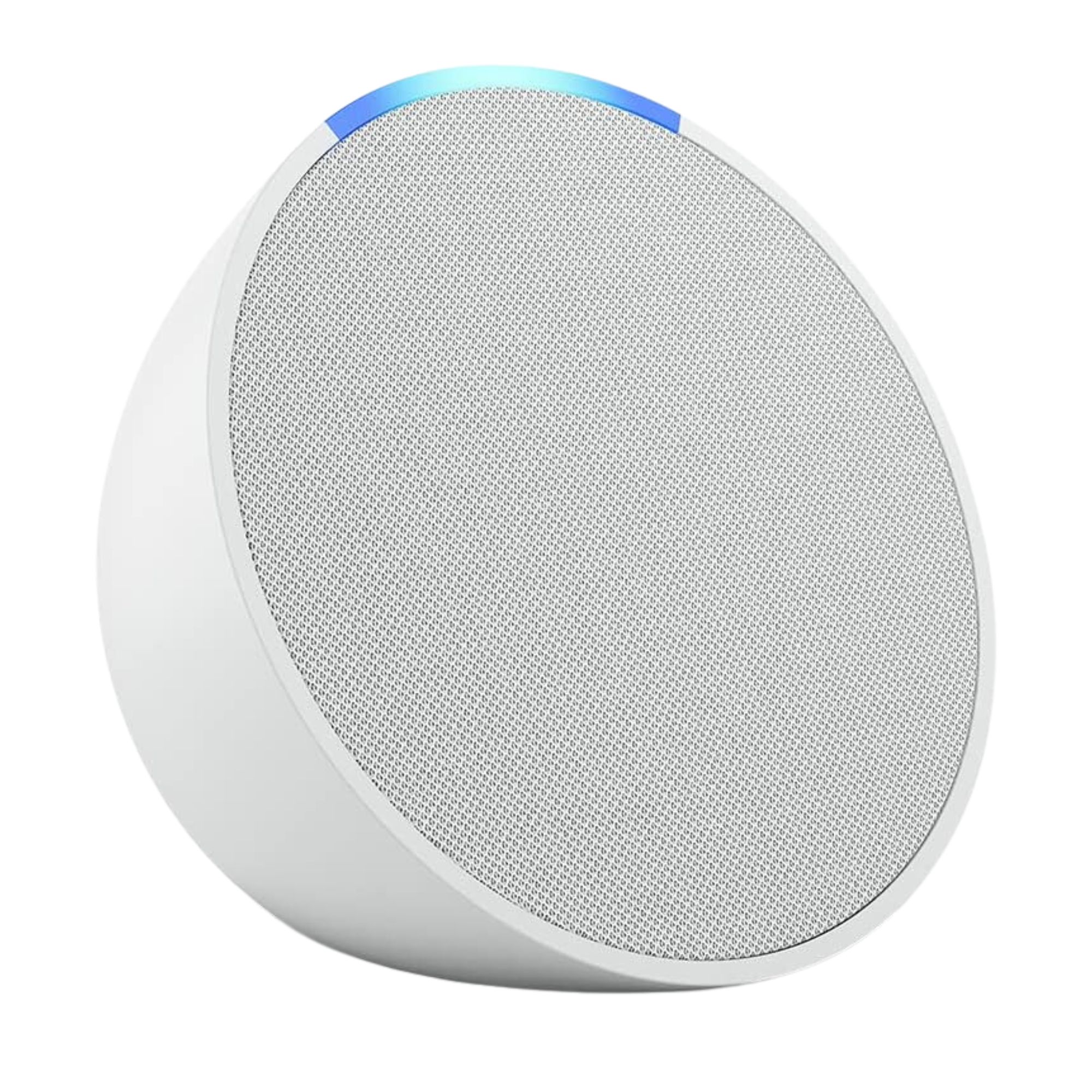 Amazon Echo Pop con asistente virtual Alexa, Glacier White.