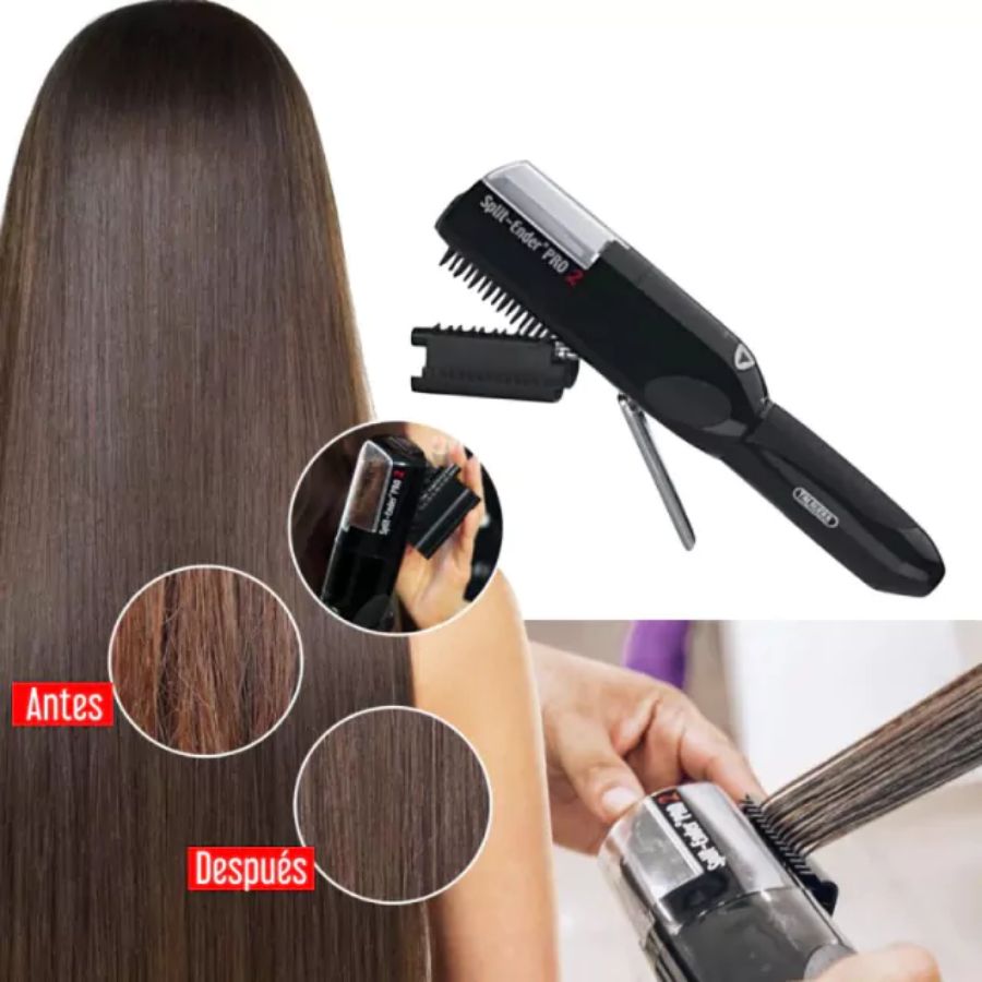 Plancha Quita Horquilla/Orzuela y Correctora de Puntas dañadas.