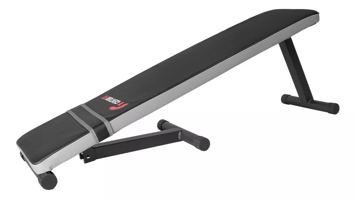 Banco Plano Plegable Pesas Gym Ejercicio Multiposiciones