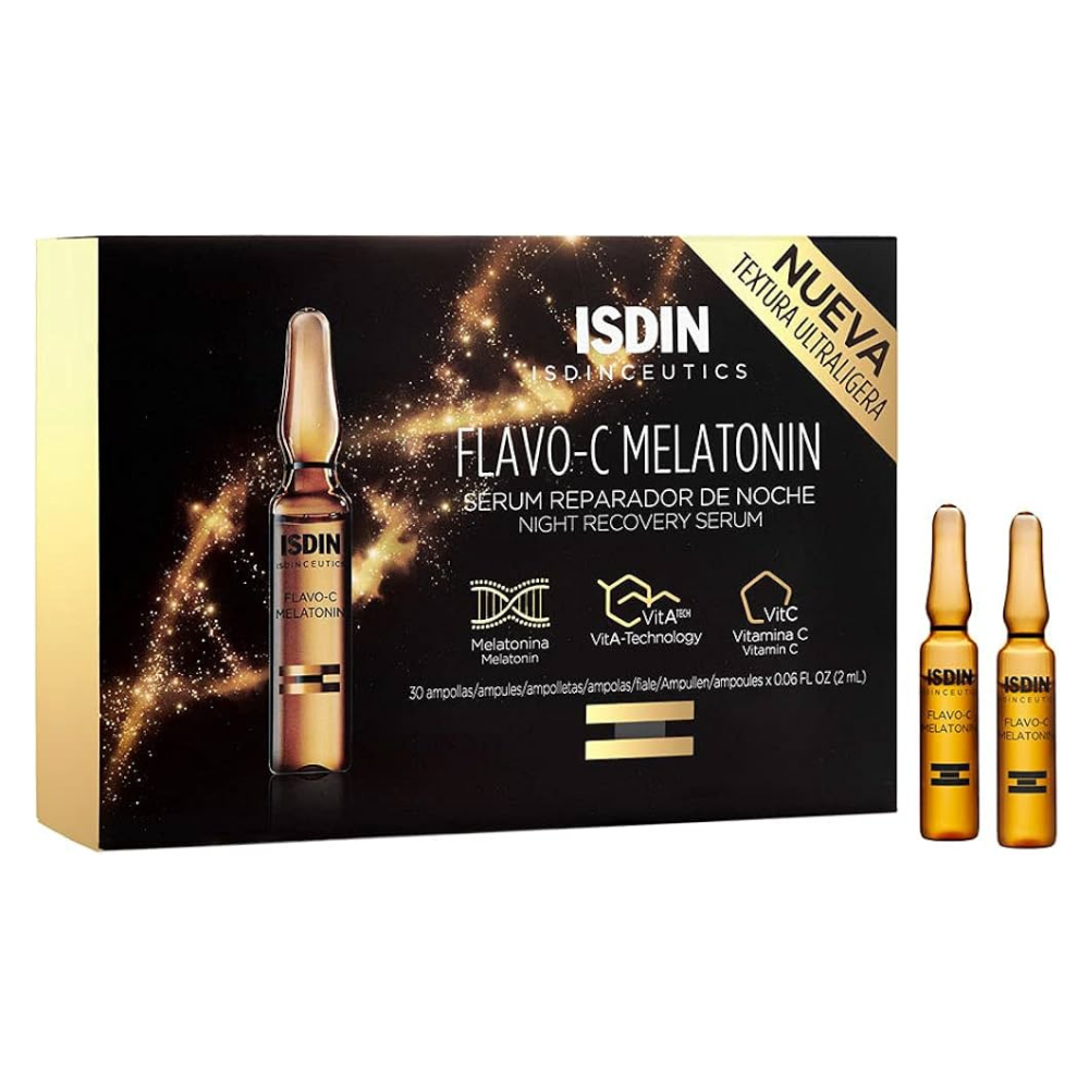 Flavo-C Noche Melatonina Amp. 10x2ml (Isdin)