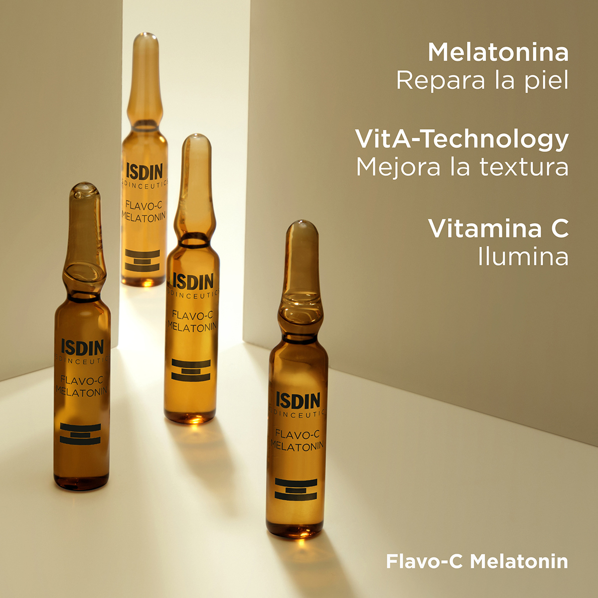 Flavo-C Noche Melatonina Amp. 10x2ml (Isdin)