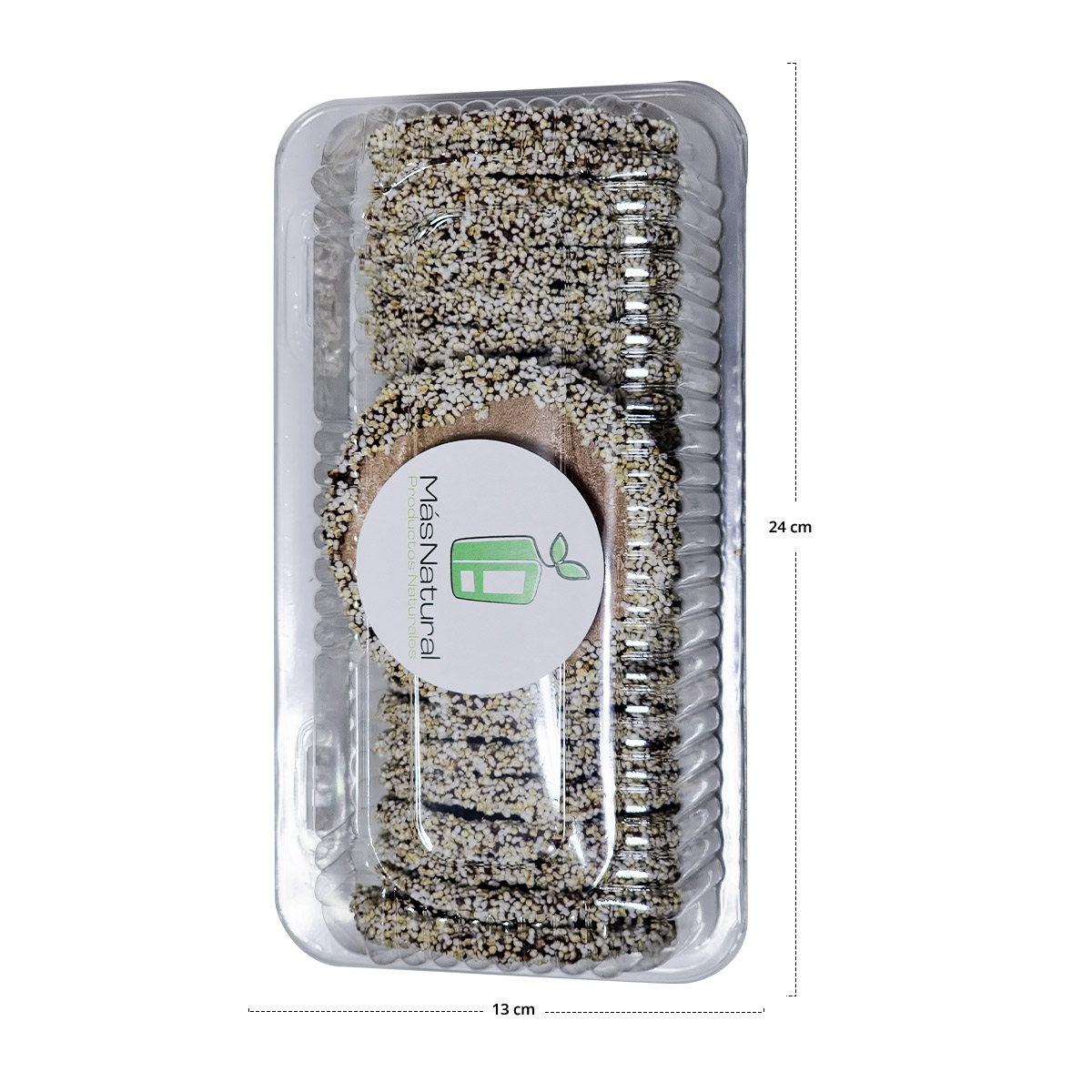 Obleas de Amaranto sabor Chocolate sin gluten bolsa familiar Más Natural