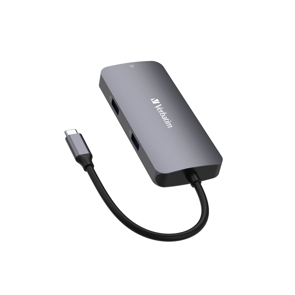 Hub Multipuerto Verbatim Usb-c Pro 5 Puertos Red Gigabit