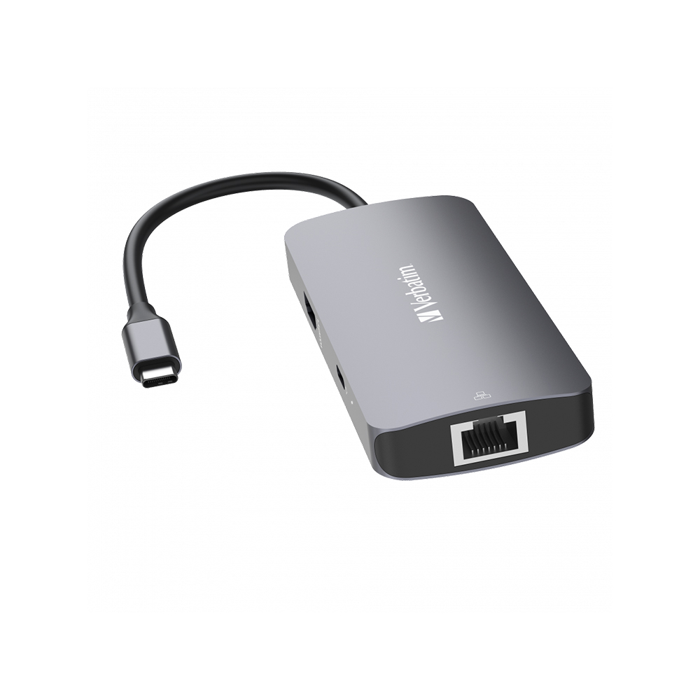 Hub Multipuerto Verbatim Usb-c Pro 5 Puertos Red Gigabit