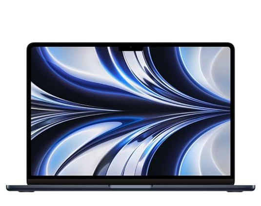 Apple MacBook Air 13.6" Chip M2 256GB 8GB 2022 Teclado en Inglés Negro Medianoche.