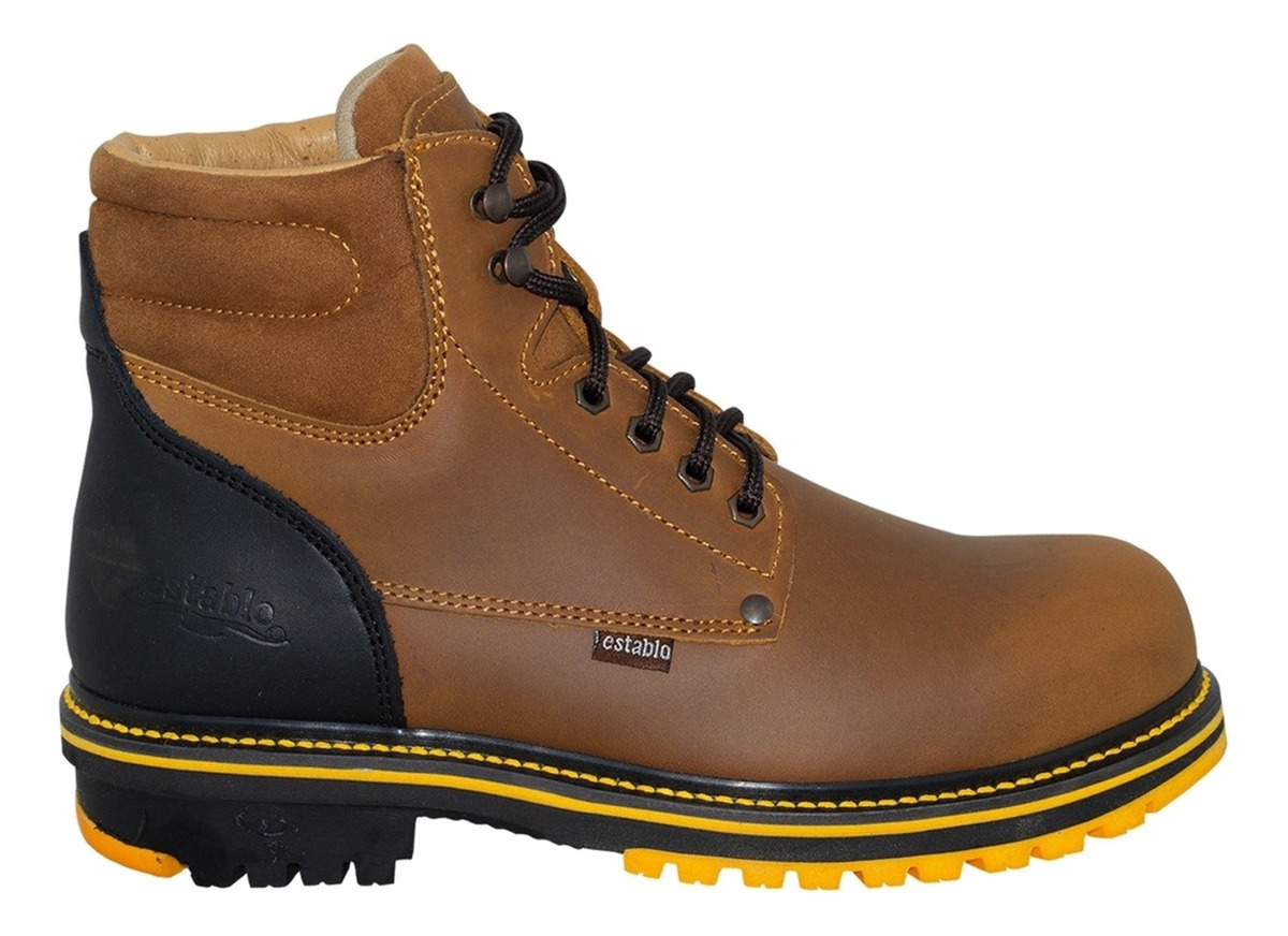 Botas De Trabajo Industrial Establo 549 Con Casquillo Para caballeo.