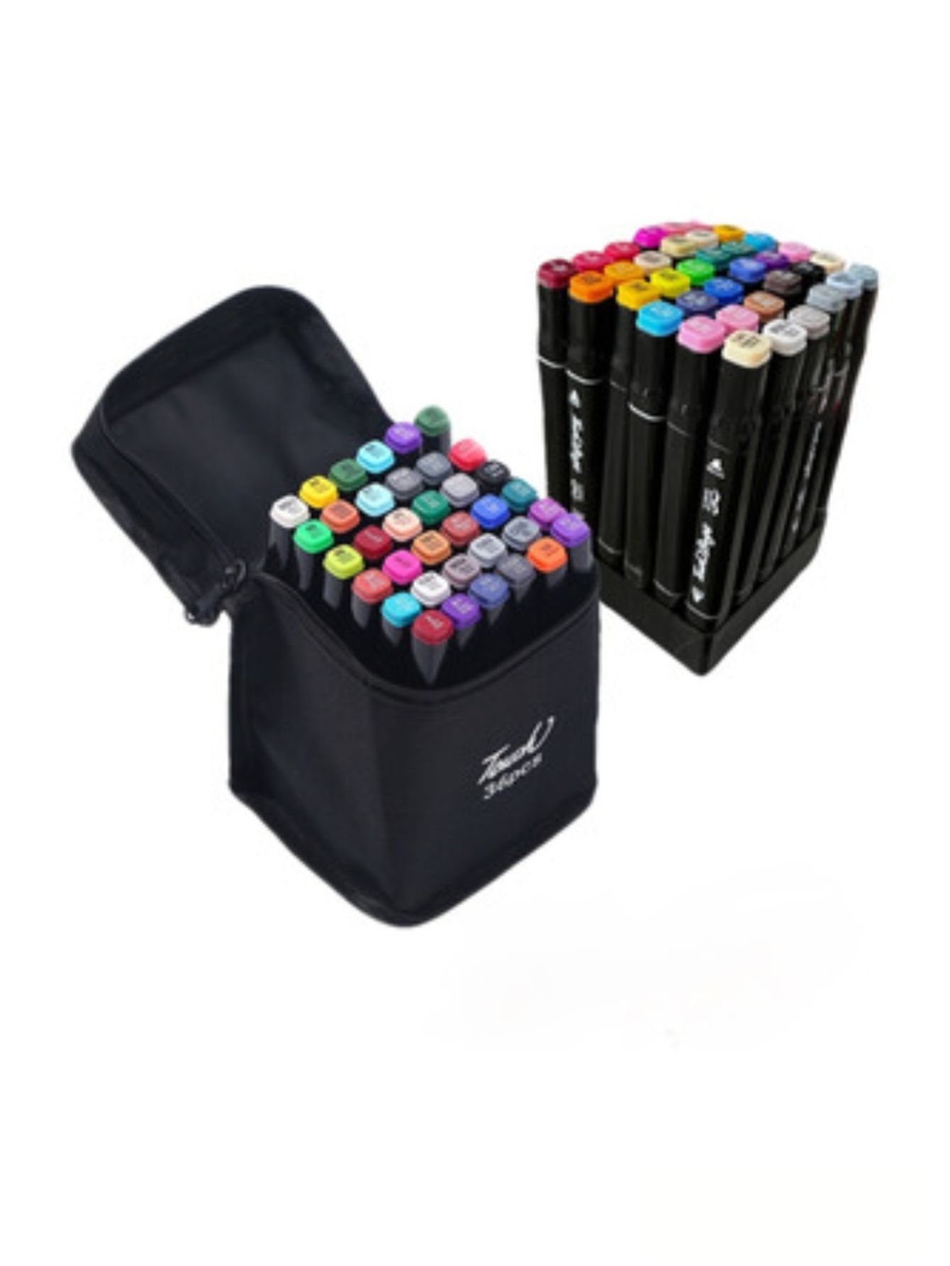 Rotulador Marcador De Doble Punta Plumón 36 Piezas