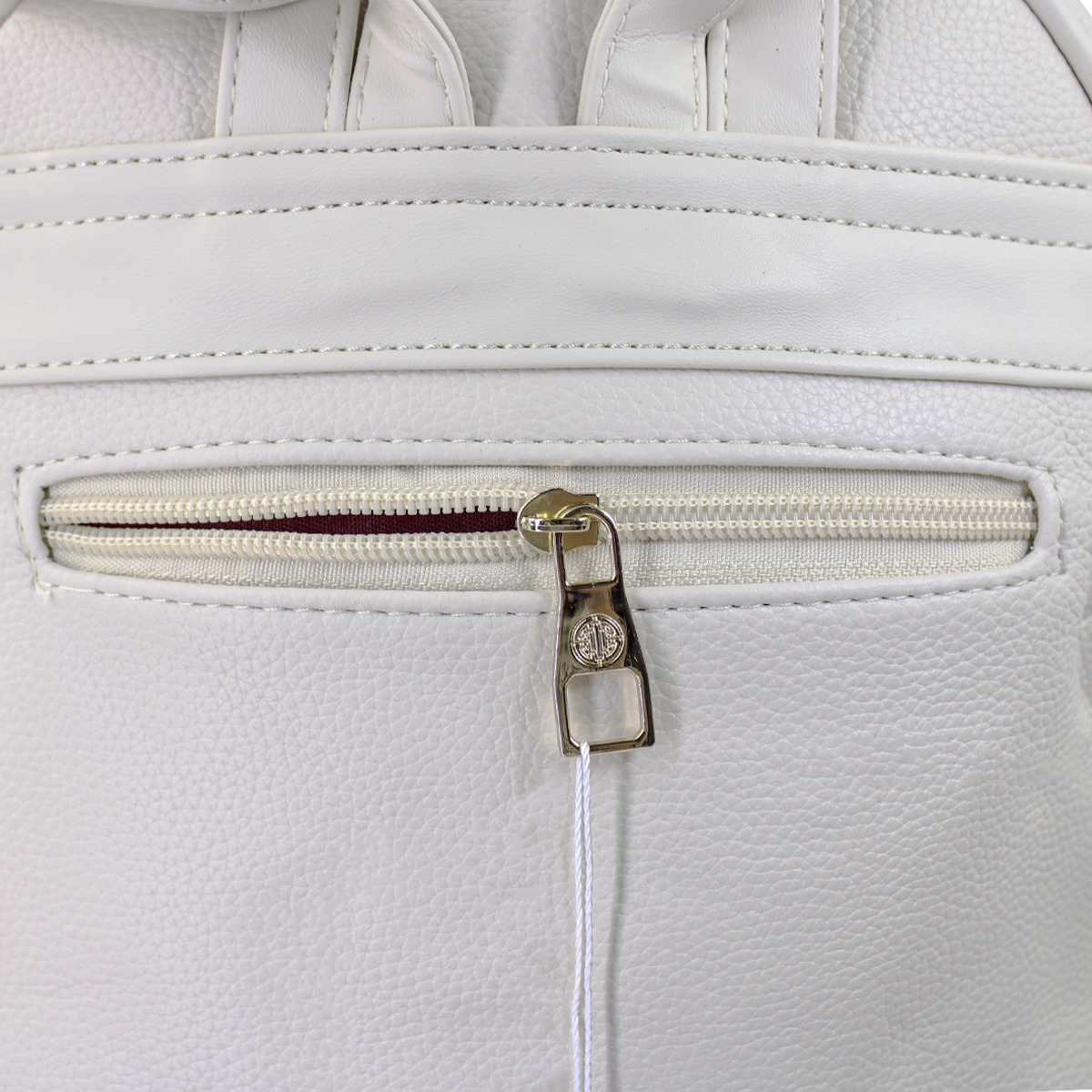  Mochila Blanca De Moda Grenboil Bolso Casual De Cuero Sintetico