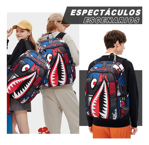 Mochilas Escolares Mochila De Viaje Bolsa Antirrobo Para Escolar Viaje Estilo Juvenil Casual De Gran Capacidad