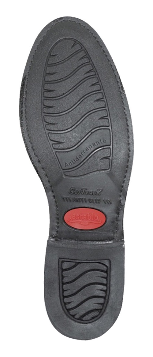 Bota Botín De Trabajo Industrial Establo 555 De Piel.