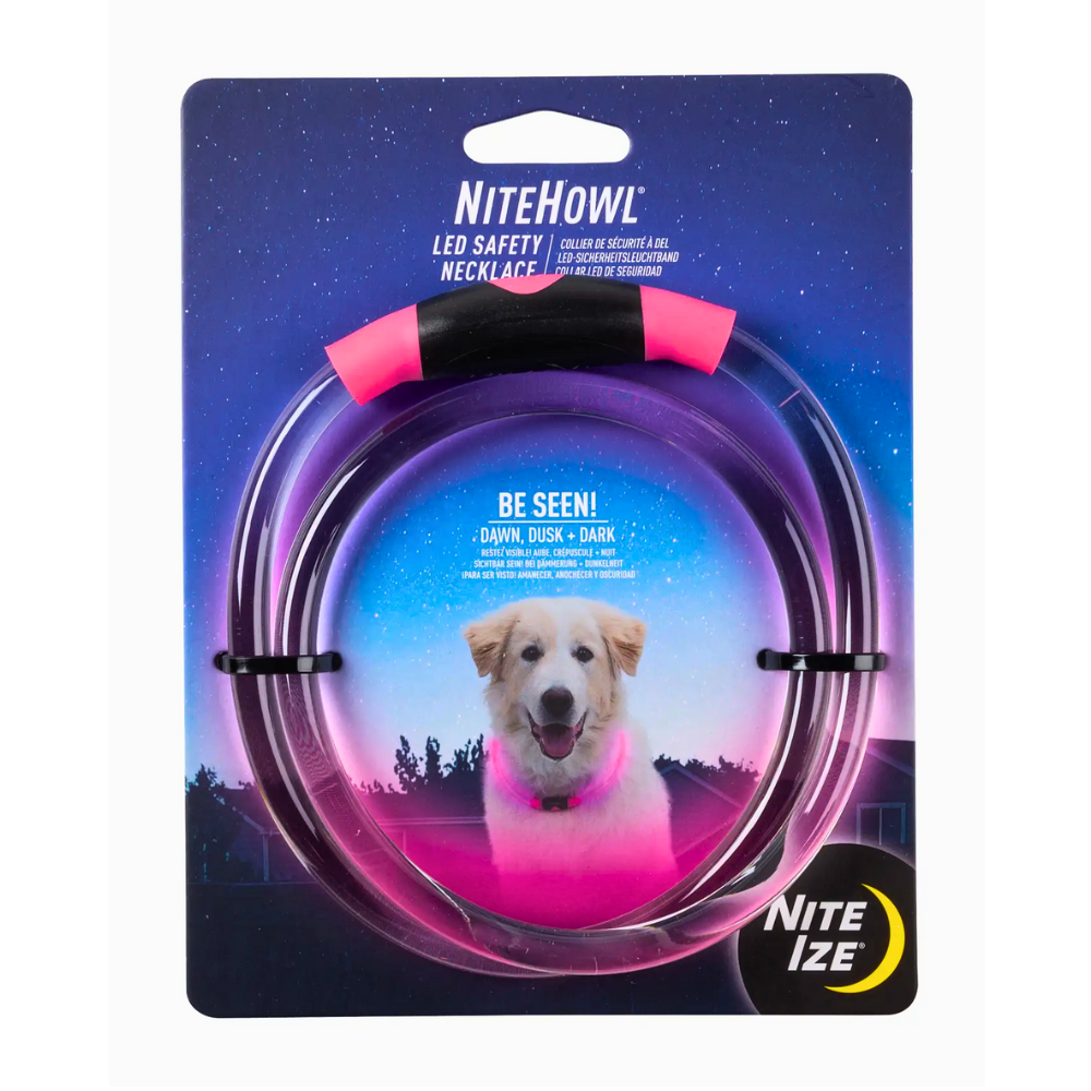 Nite Ize-Collar Para Mascotas Con Luz Led Rosa Mod. NHO-12-R3