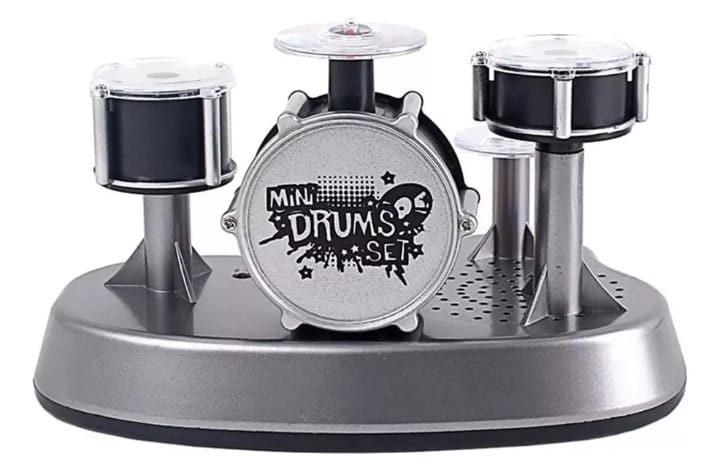 Mini Batería Electrónica Musical Finger Touch Drums.