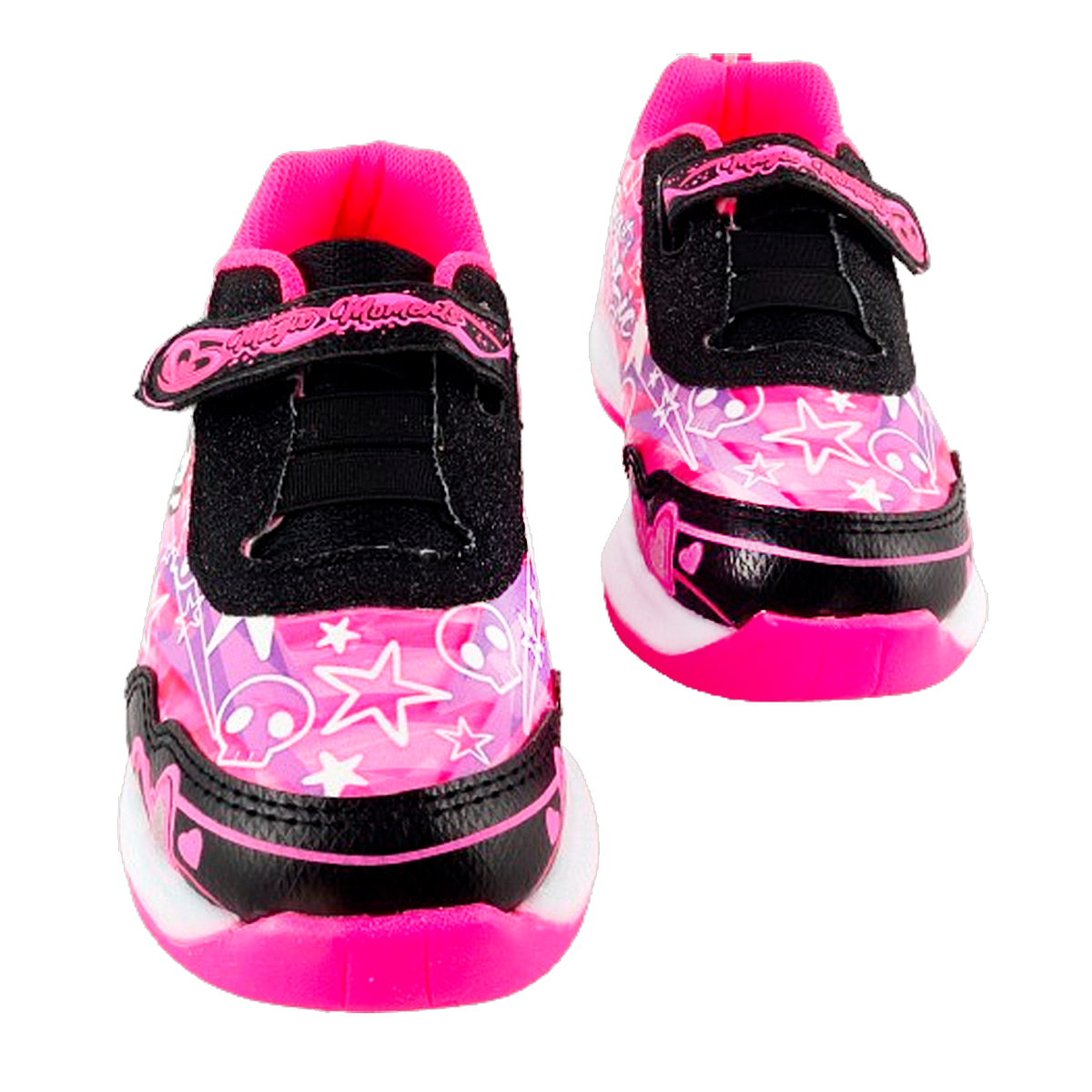 Tenis Niña Kuromi Deportivos Cómodos Luces Leds 887-nf.