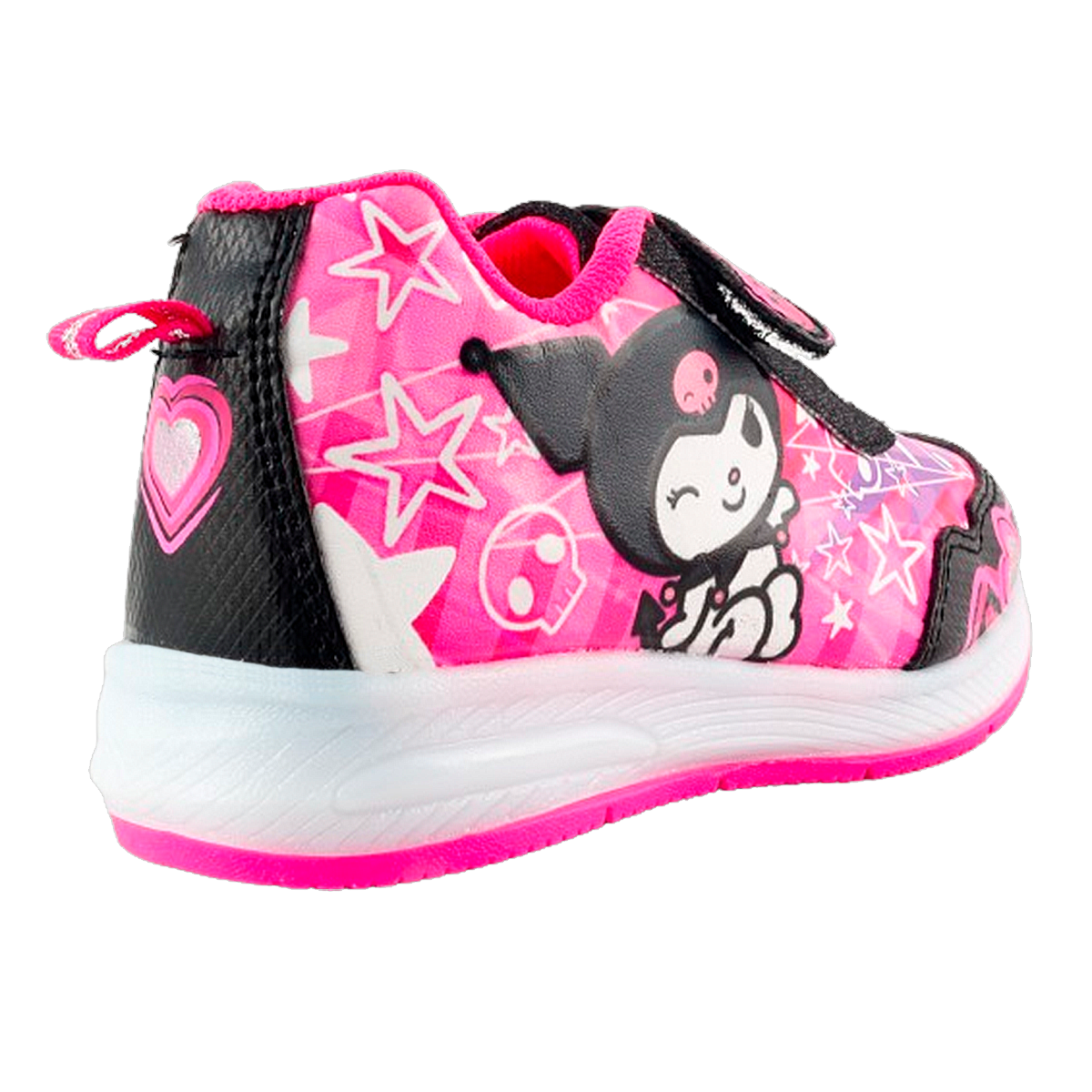 Tenis Niña Kuromi Deportivos Cómodos Luces Leds 887-nf.