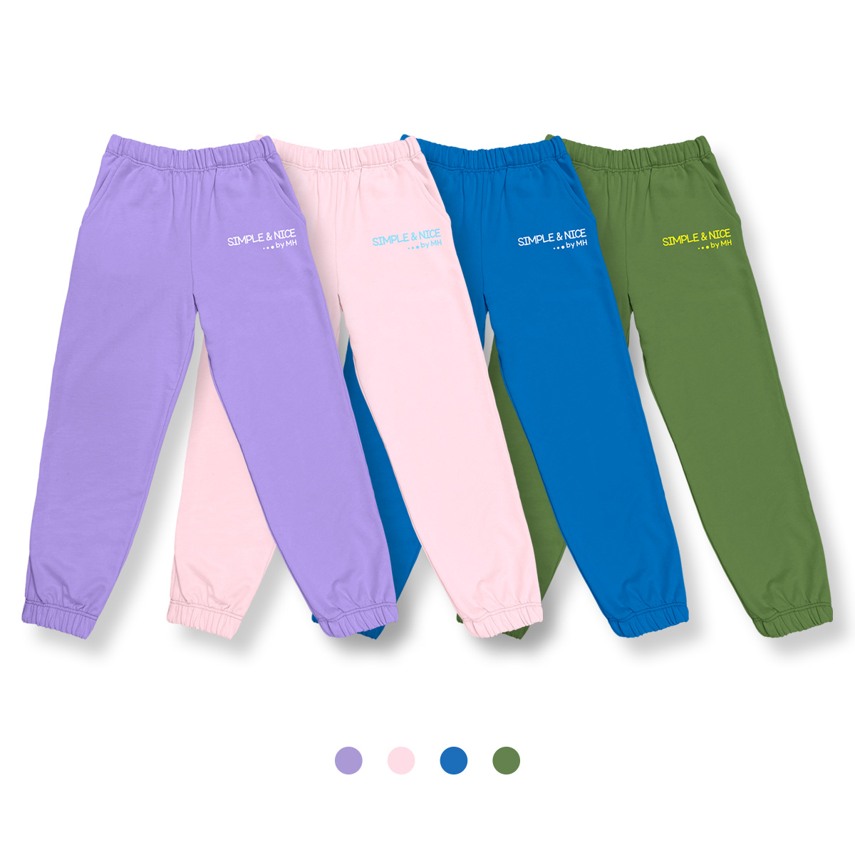 Pants Niña Simple Lila - Million Hands