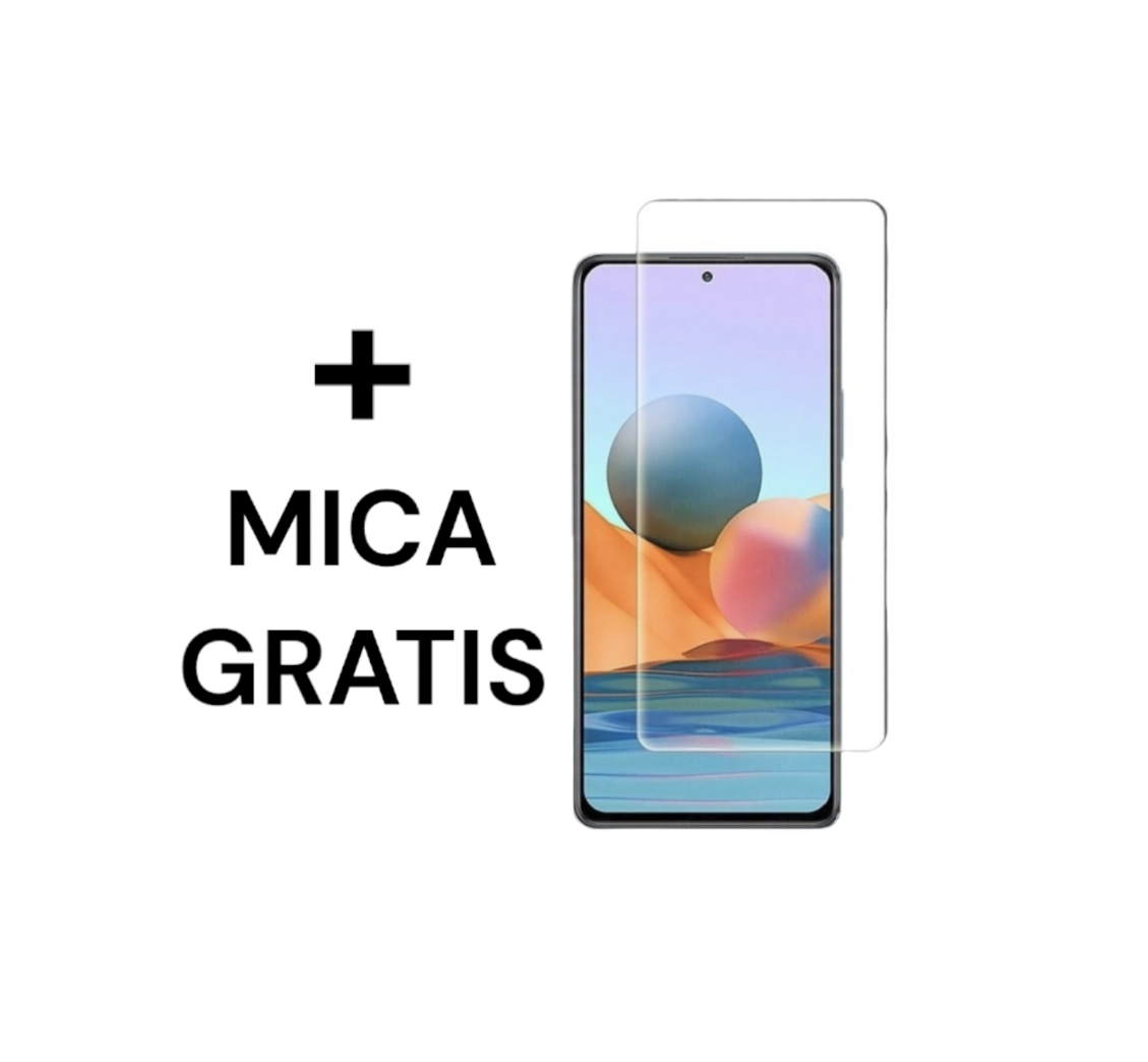 Funda Protector Uso Rudo con Clip más Mica de Cristal Gratis para OPPO A16 4g Color Negro.