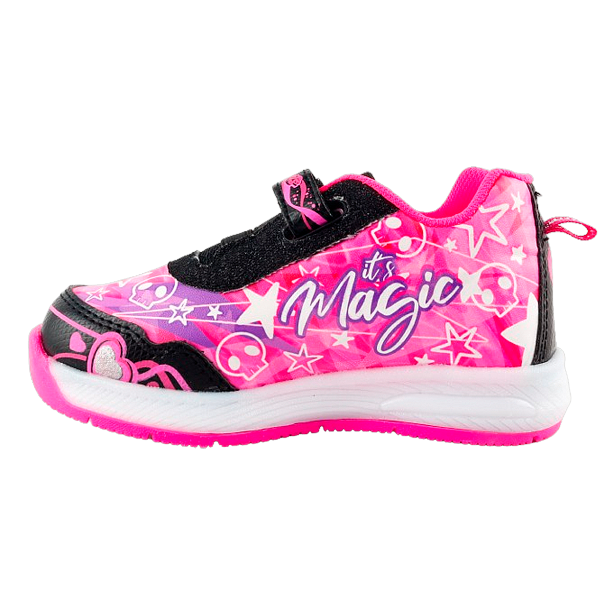 Tenis Niña Kuromi Deportivos Cómodos Luces Leds 887-nf.