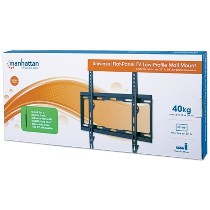 Soporte Para TV De Pared Manhattan De 32 A 55 Maximo 40Kg De Bajo Perfil 460934