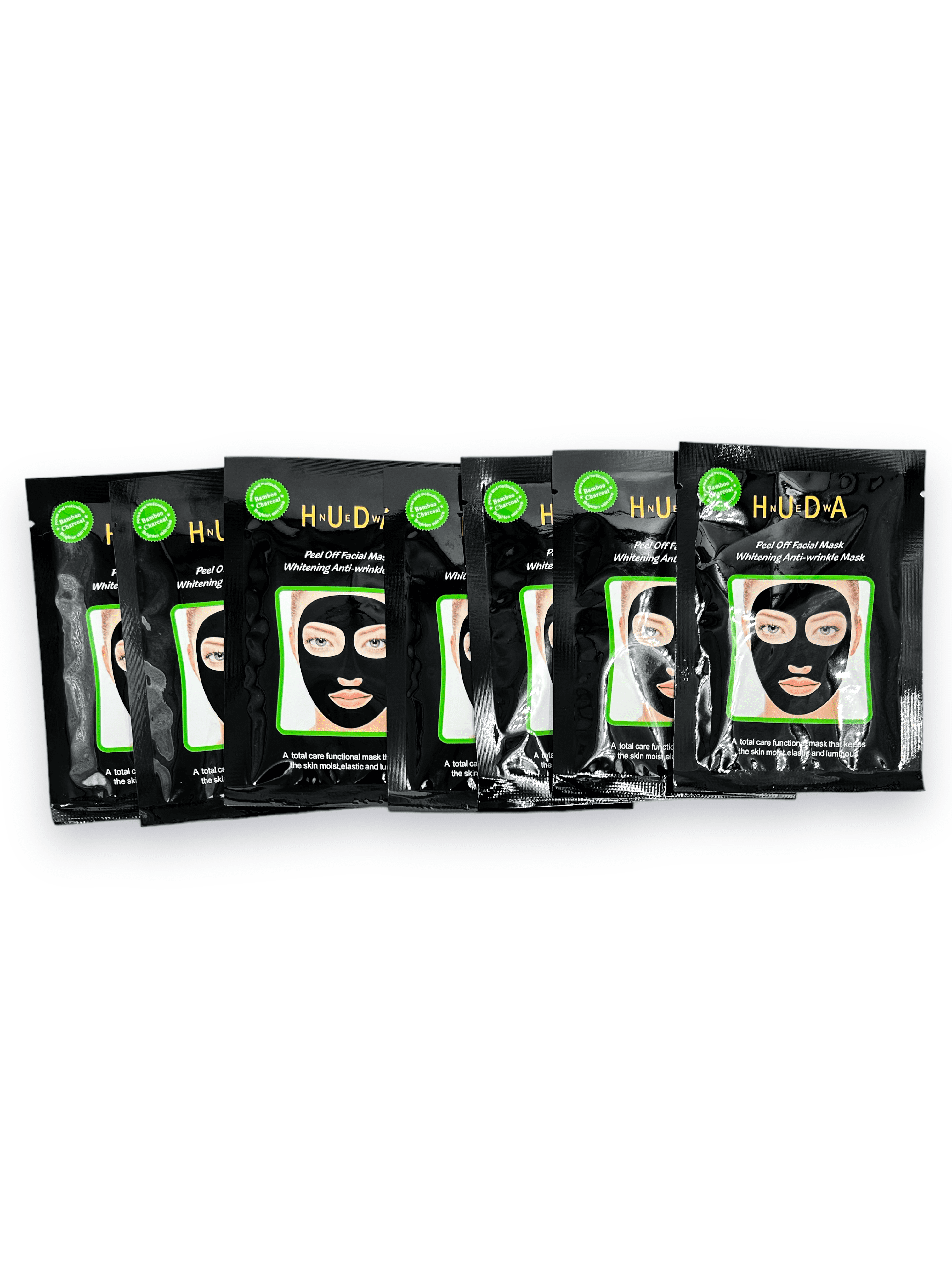 Set 10 Mascarillas 20g C/u Arcilla Facial de Carbón Activo Liquido Arcilla Facial Nariz Quita Espinillas Puntos Negros 