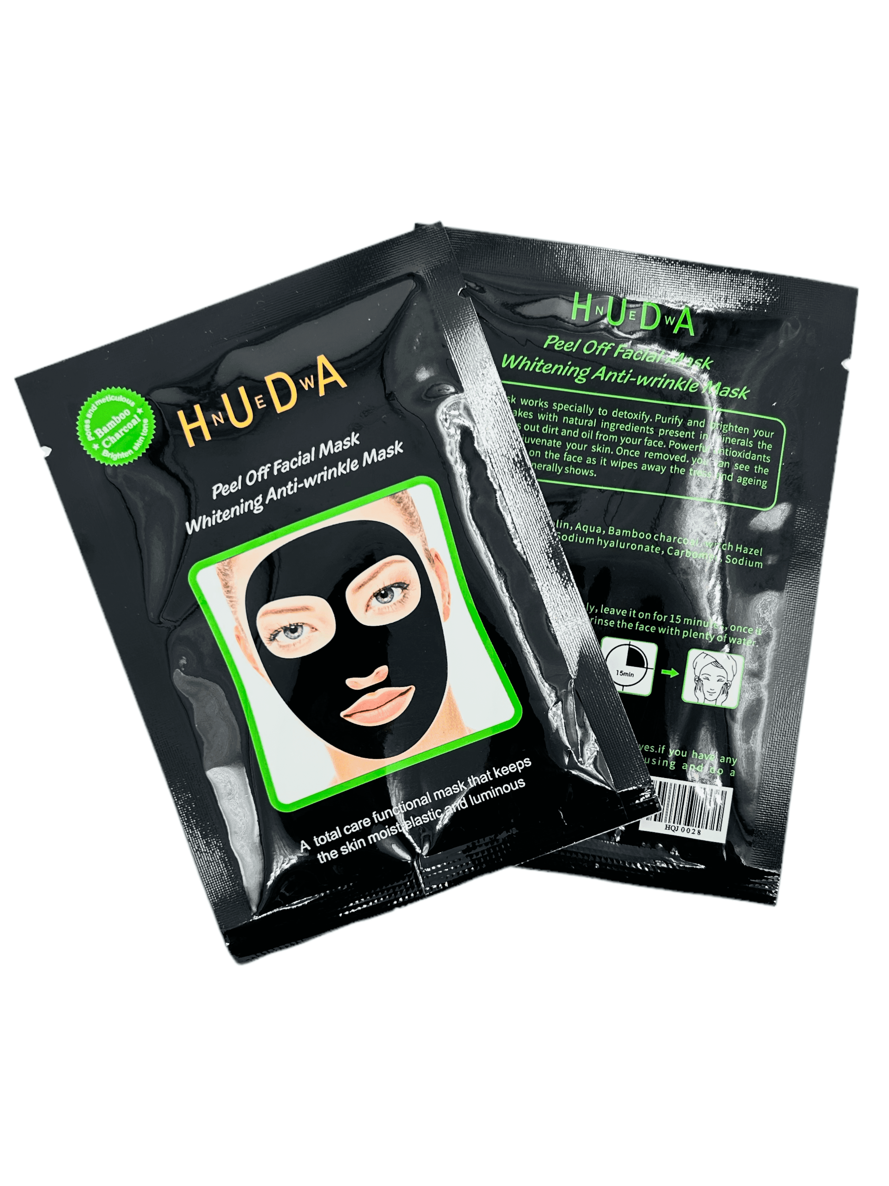 Set 10 Mascarillas 20g C/u Arcilla Facial de Carbón Activo Liquido Arcilla Facial Nariz Quita Espinillas Puntos Negros 