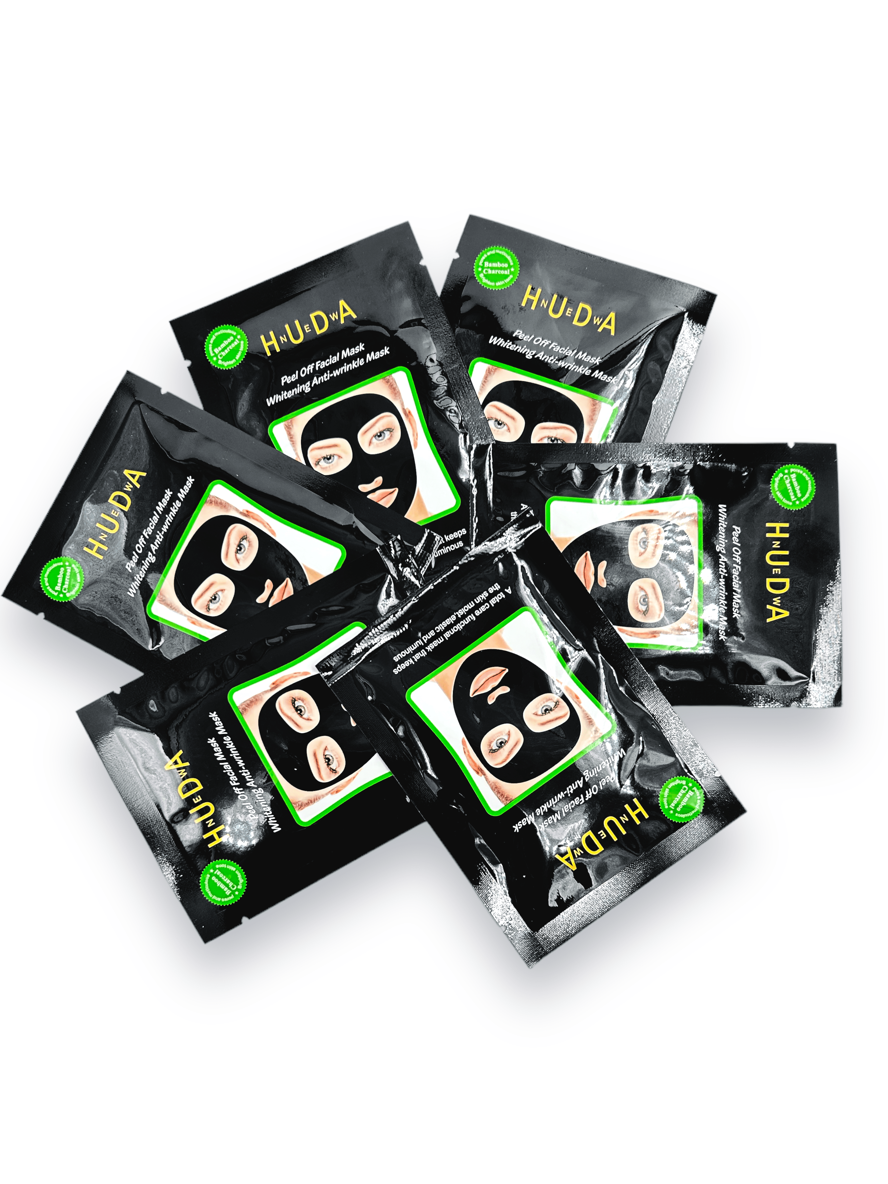 Set 10 Mascarillas 20g C/u Arcilla Facial de Carbón Activo Liquido Arcilla Facial Nariz Quita Espinillas Puntos Negros 