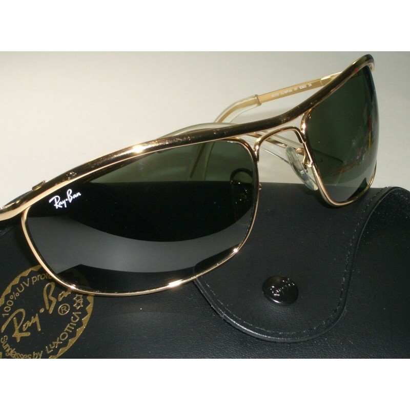 Lentes de sol Ray Ban RB3119 001 Olympian Negro G-15 Dorado Icon