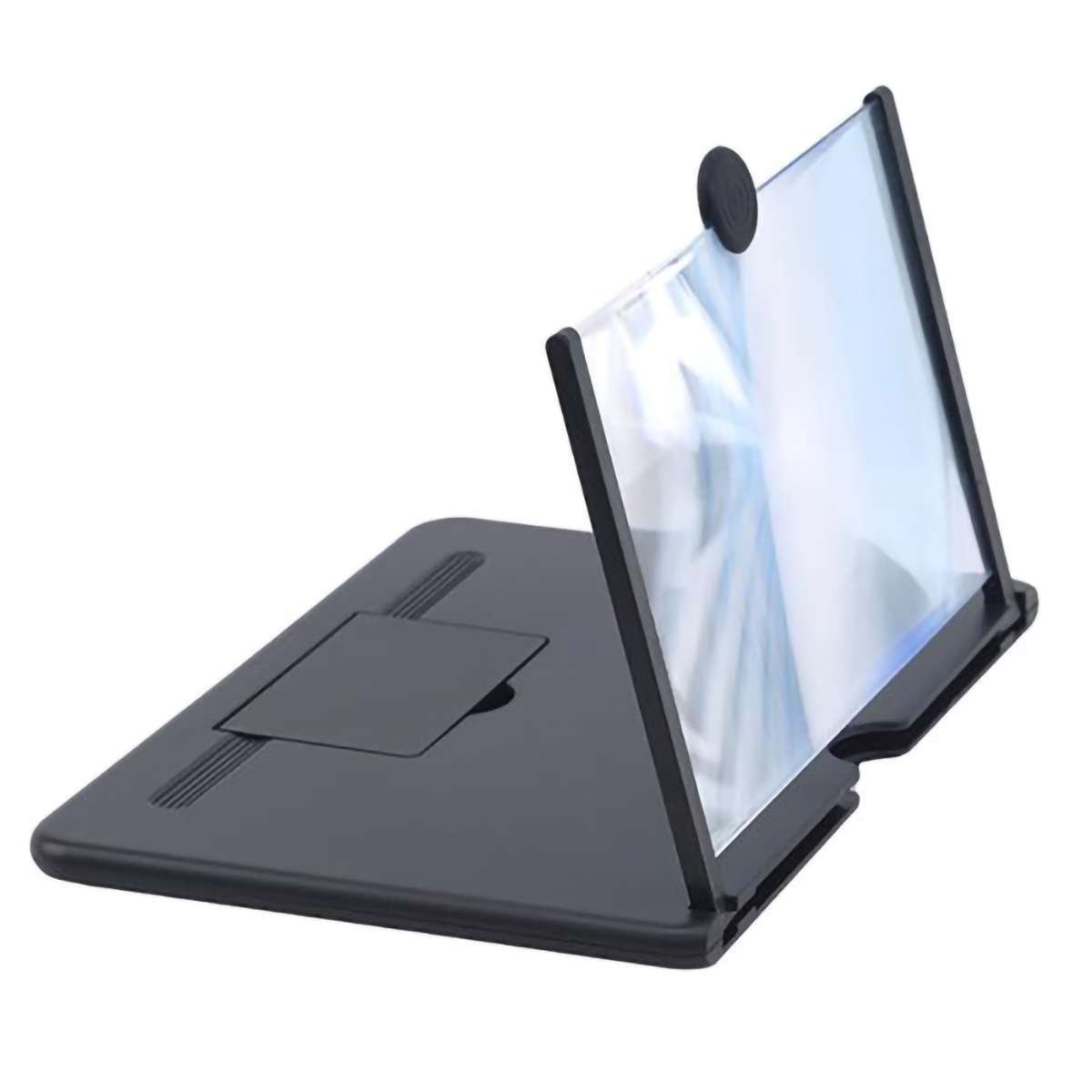 Amplificador Pantalla Grande Lupa 3D para Celular Negro.