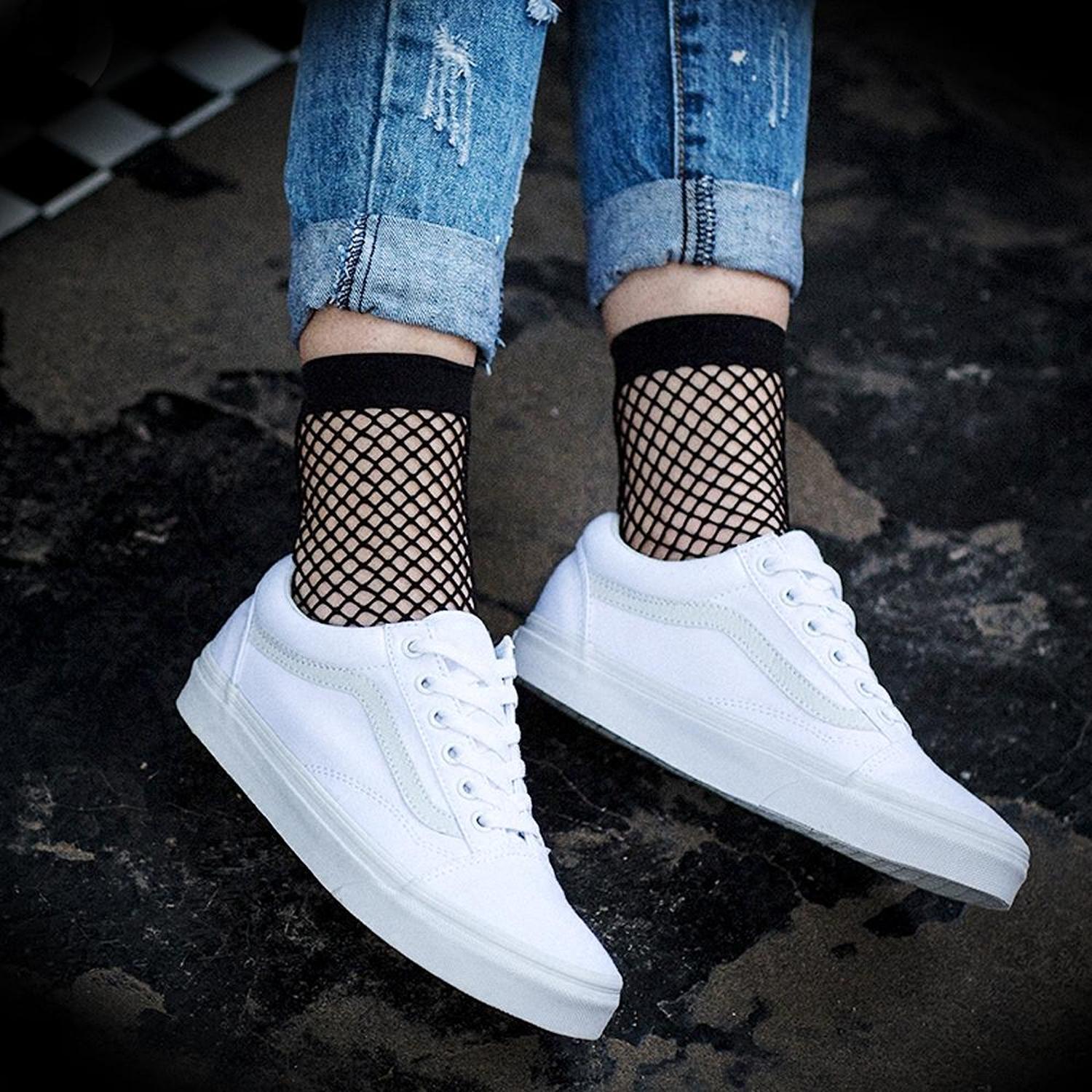 Vans old skool blancos shops