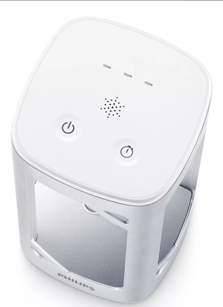 Lampara De Mesa Philips Uv-c Desinfectante & Purificadora Color Blanco.