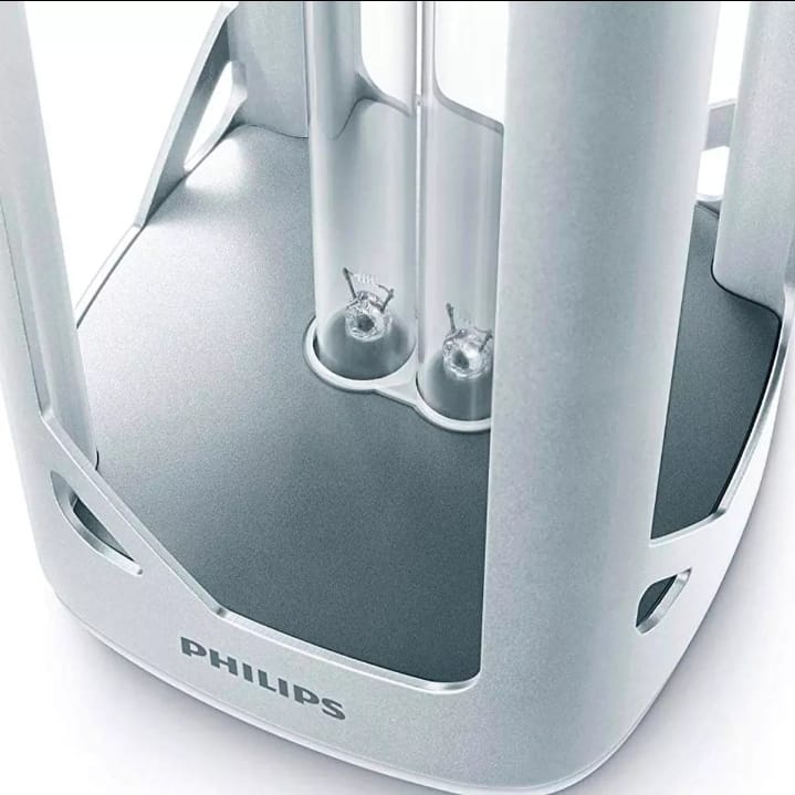 Lampara De Mesa Philips Uv-c Desinfectante & Purificadora Color Blanco.