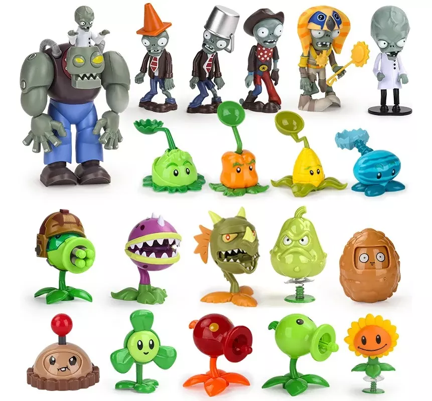Caja, Set Completo De Plantas Vs Zombies