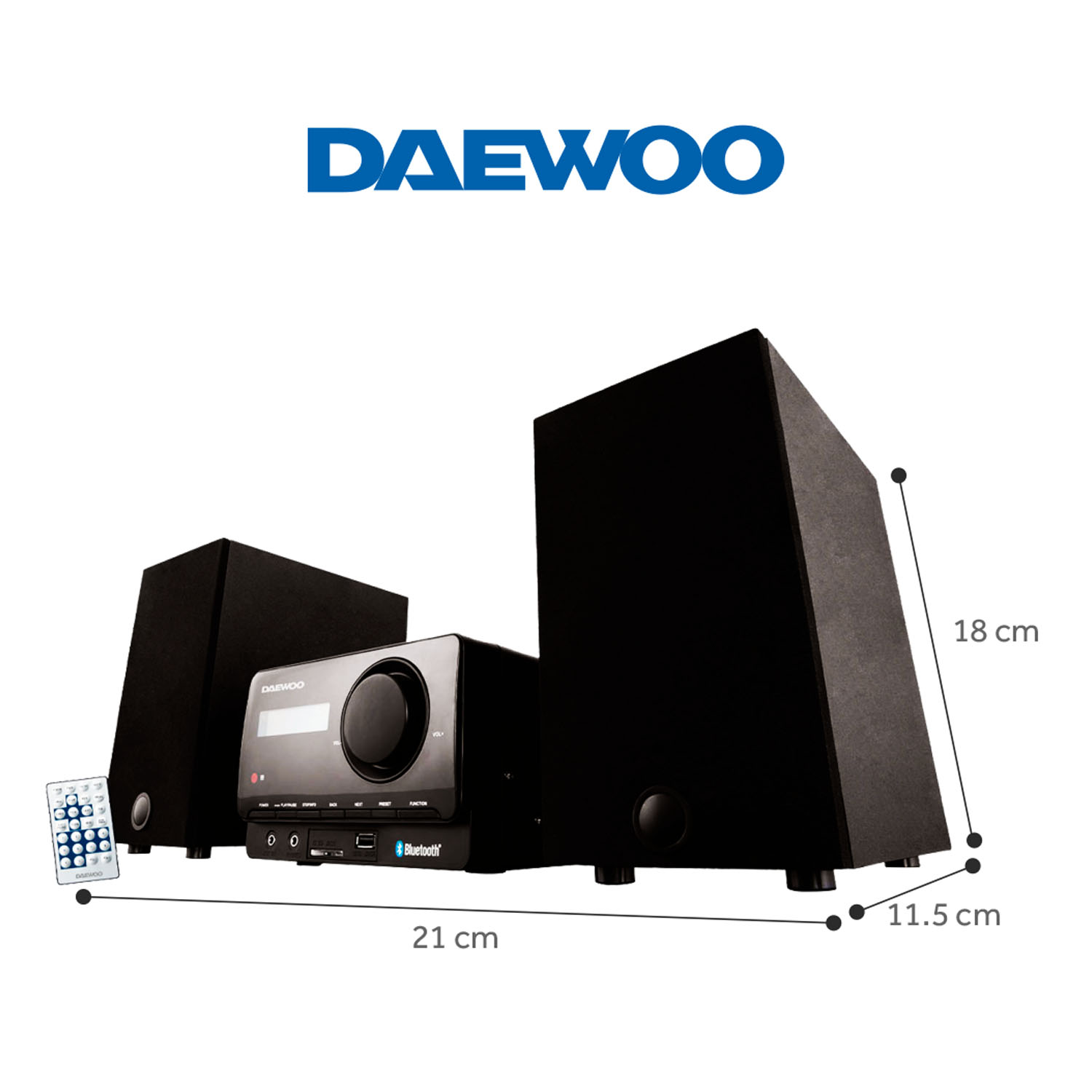 Minicomponente Bluetooth Daewoo DW-800