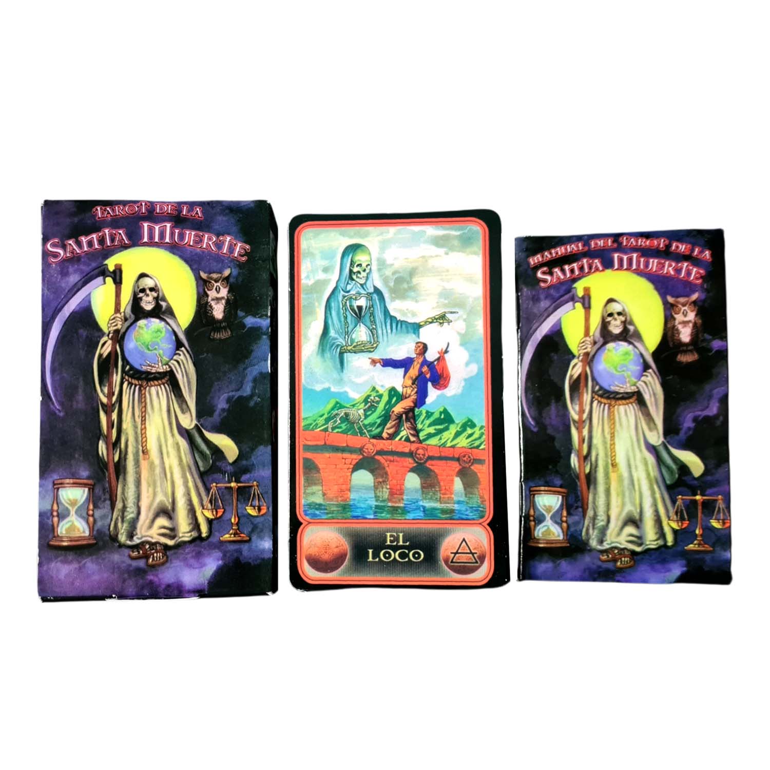 Tarot Santa Muerte Original Plastificado 80 Cartas: Lecturas Profundas y Acertadas