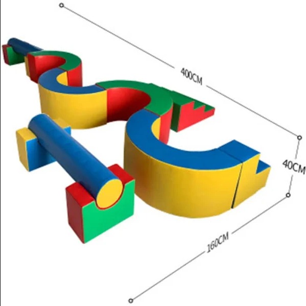 Gym Equilibrio Medias Lunas  Desarrollo Infantil Colores Primarios  