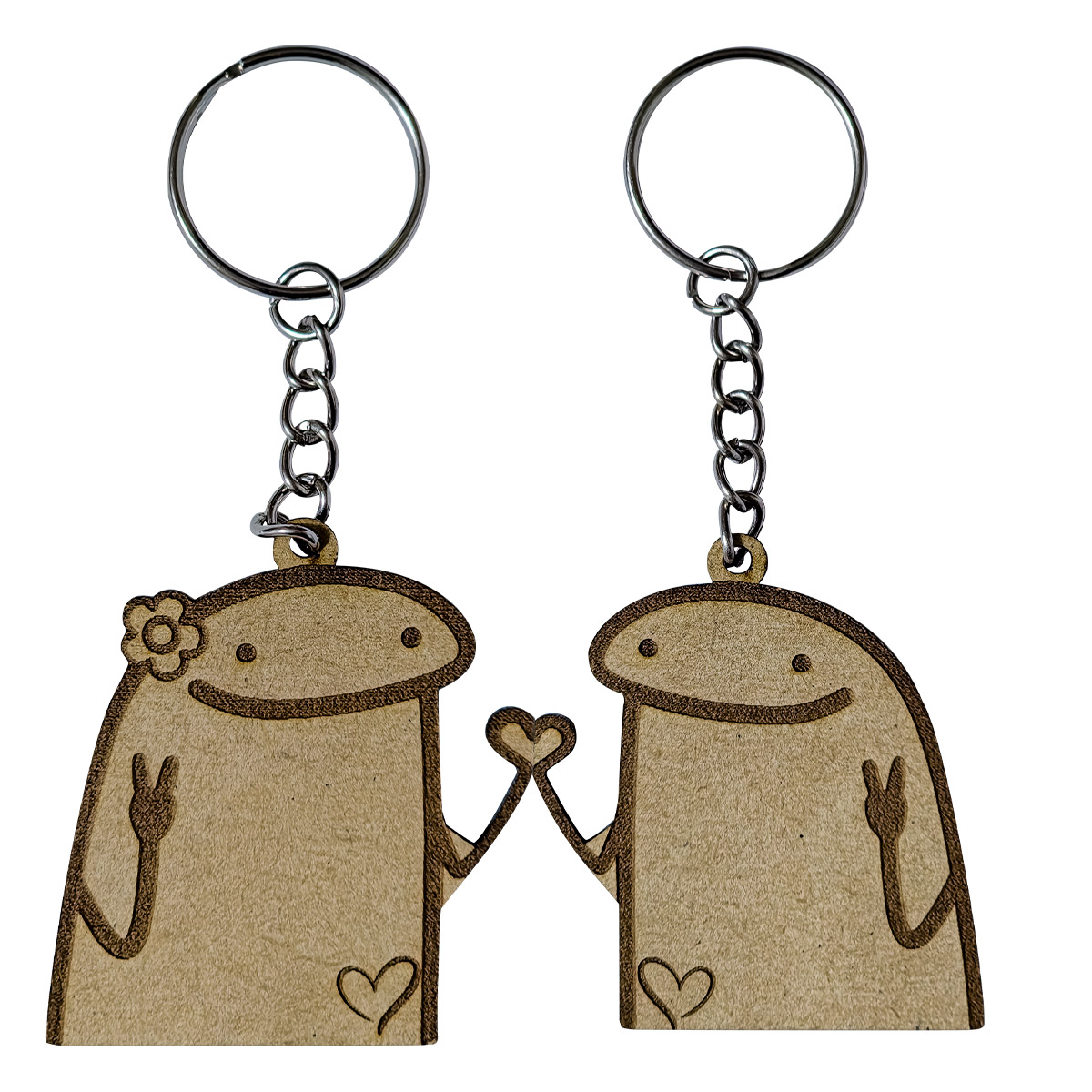 Llavero MDF Tipo Florks Impremli 