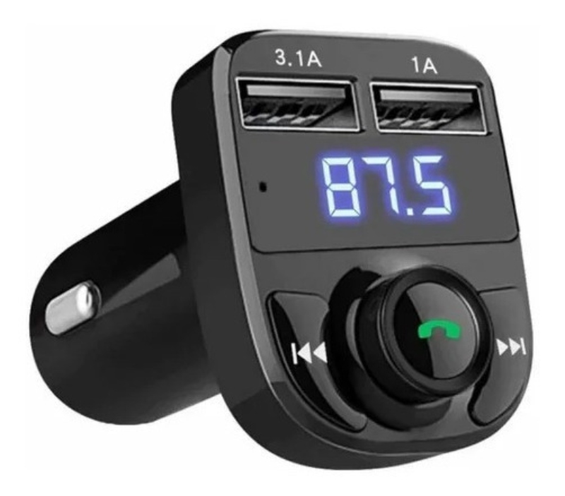 Trasmettitore FM Bluetooth Per Auto, Lettore Musicale, Adattatore Radio Caricabatterie Usb Con Luce~p137932201