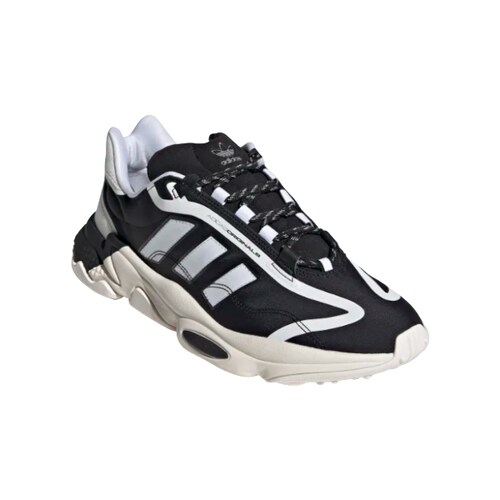 Tenis Adidas Mujer Ozweego Pure   Negro/Blanco G57949 .