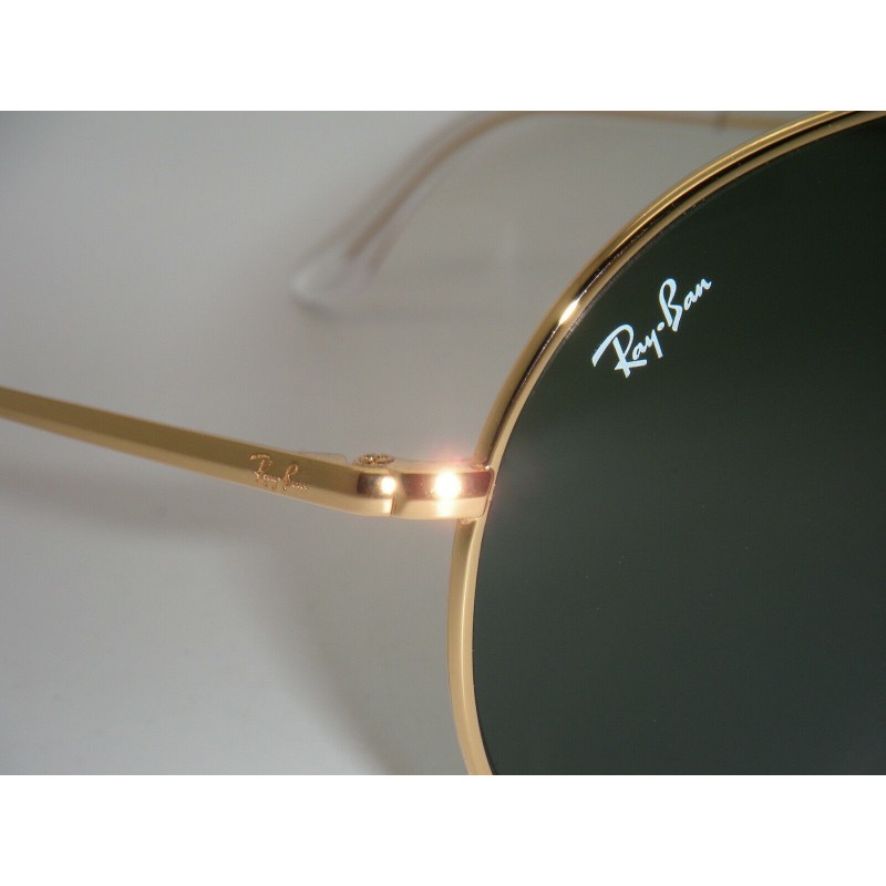 Lentes de sol Ray Ban Rb3597 905071 Wings I Negro G-15 Dorado Original