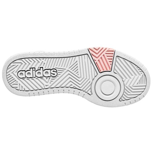 Tenis Adidas Mujer Hoops 3.0 Mid Blanco GX7235 T-25MX.