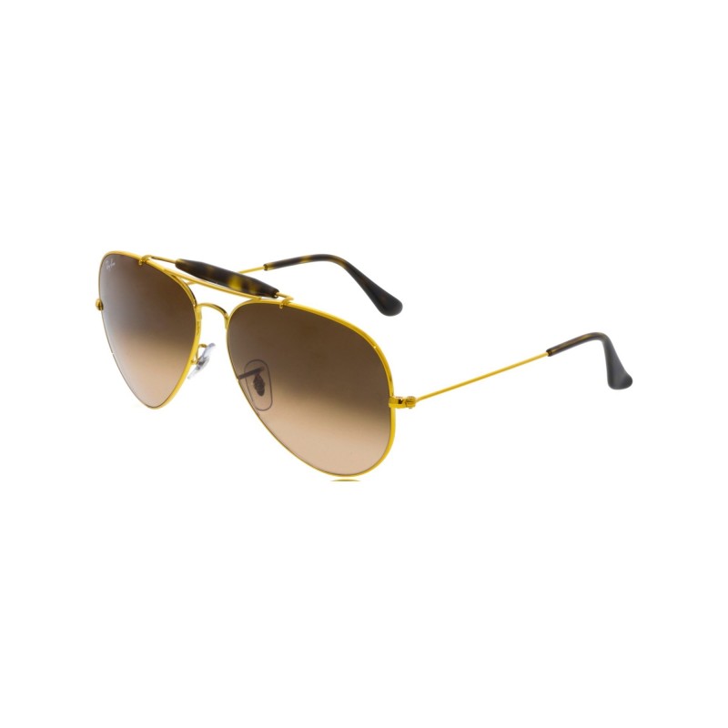 Lentes de sol Ray Ban Rb3029 9001A5 Outdoorsman II Bronce Degradado Dorado