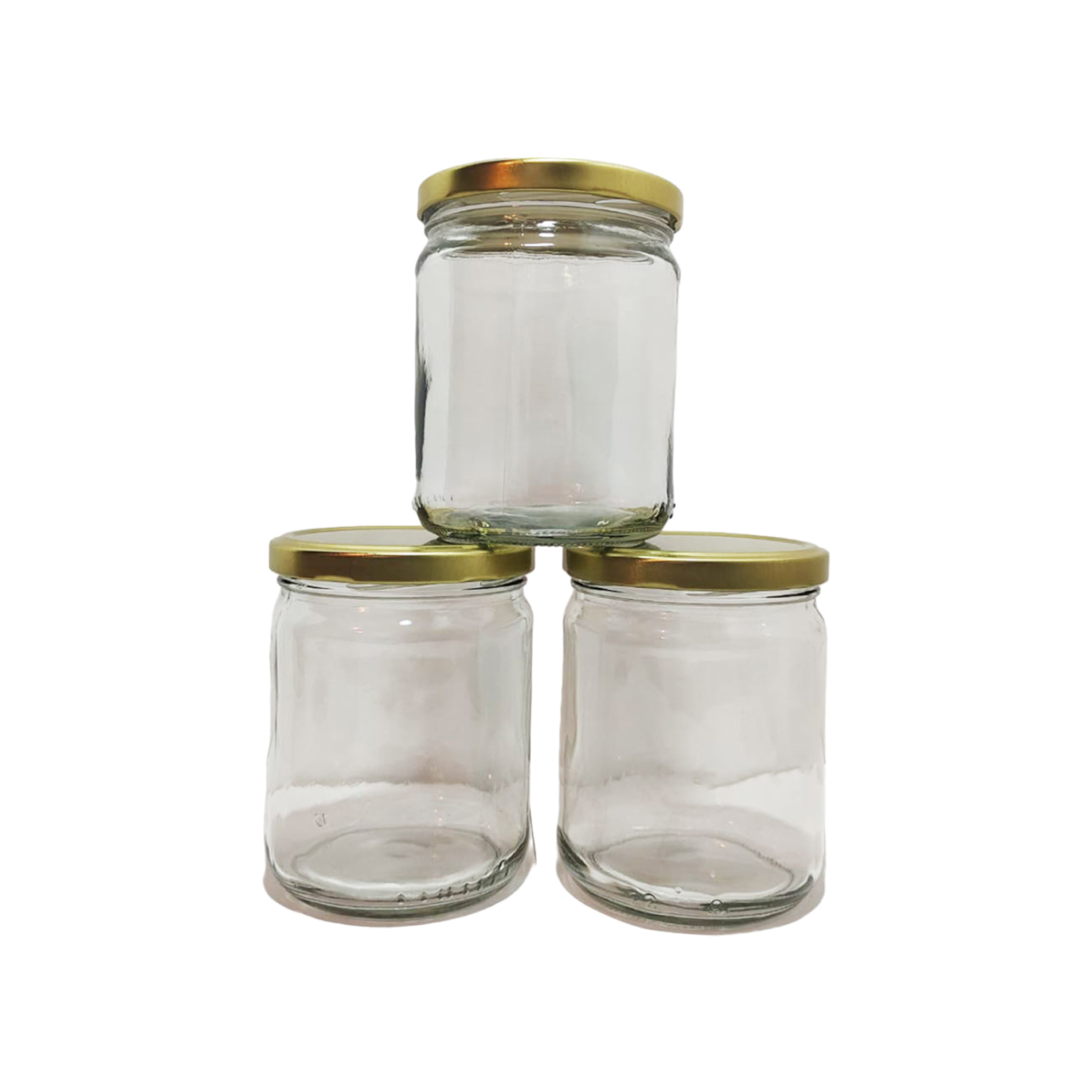 Frasco de vidrio Label panel 16 oz/ 500 ml con tapa, 24 piezas/ conservas