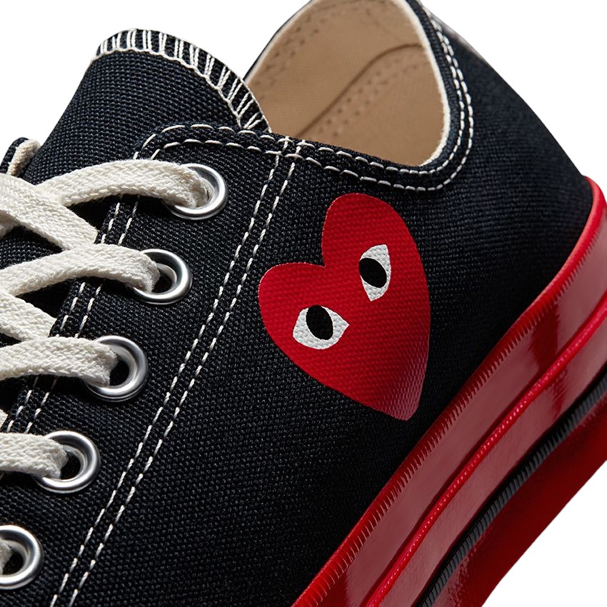 Tenis Converse x Comme des Garçons PLAY Chuck 70 Low Top