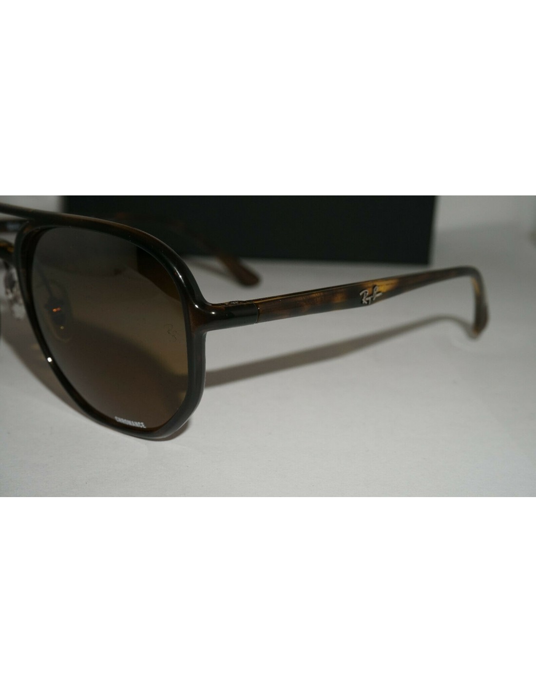 Lentes de sol Ray Ban RB4321CH 710/A2 Marshal CHROMANCE Cafe B-15 Polarizado