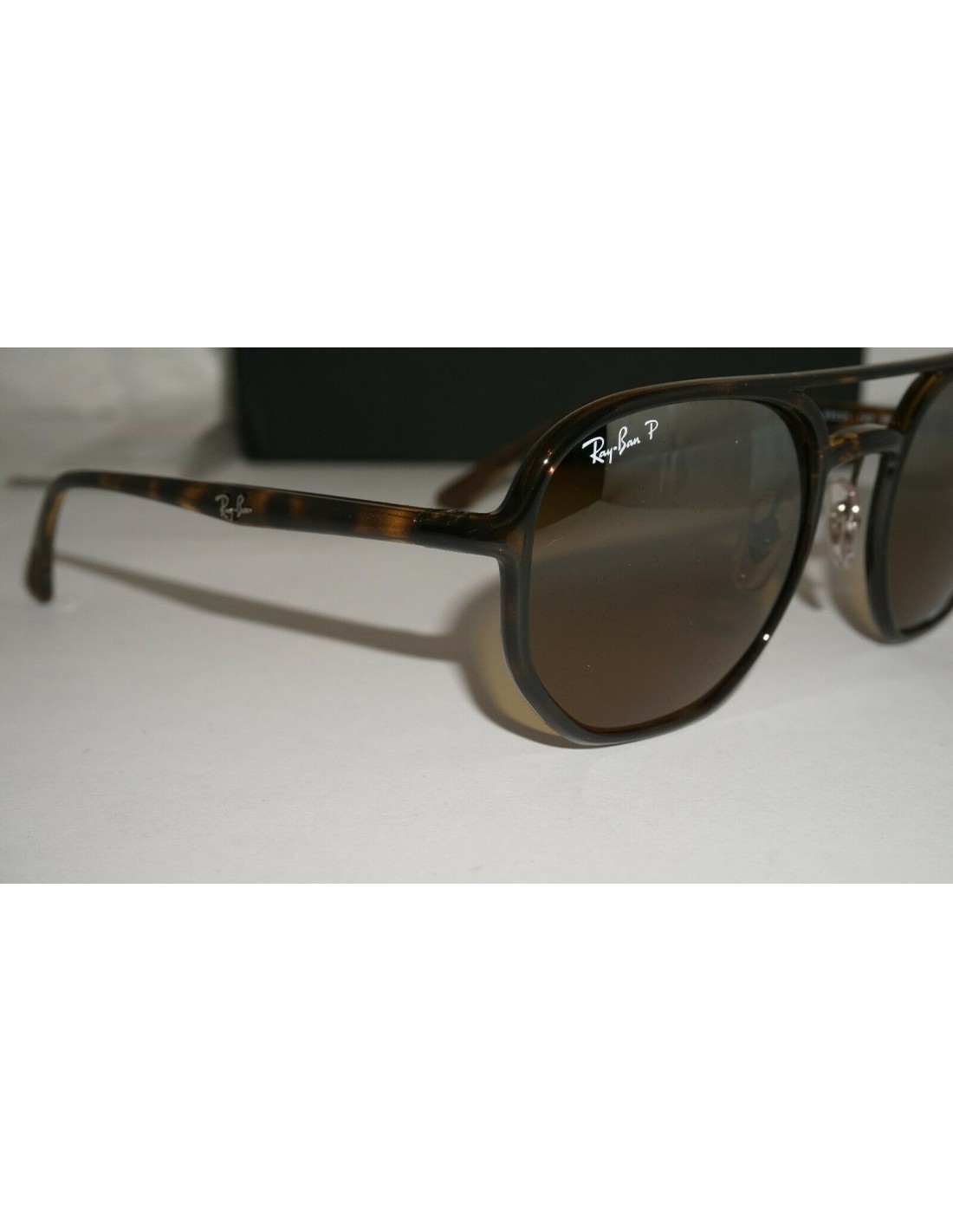 Lentes de sol Ray Ban RB4321CH 710/A2 Marshal CHROMANCE Cafe B-15 Polarizado