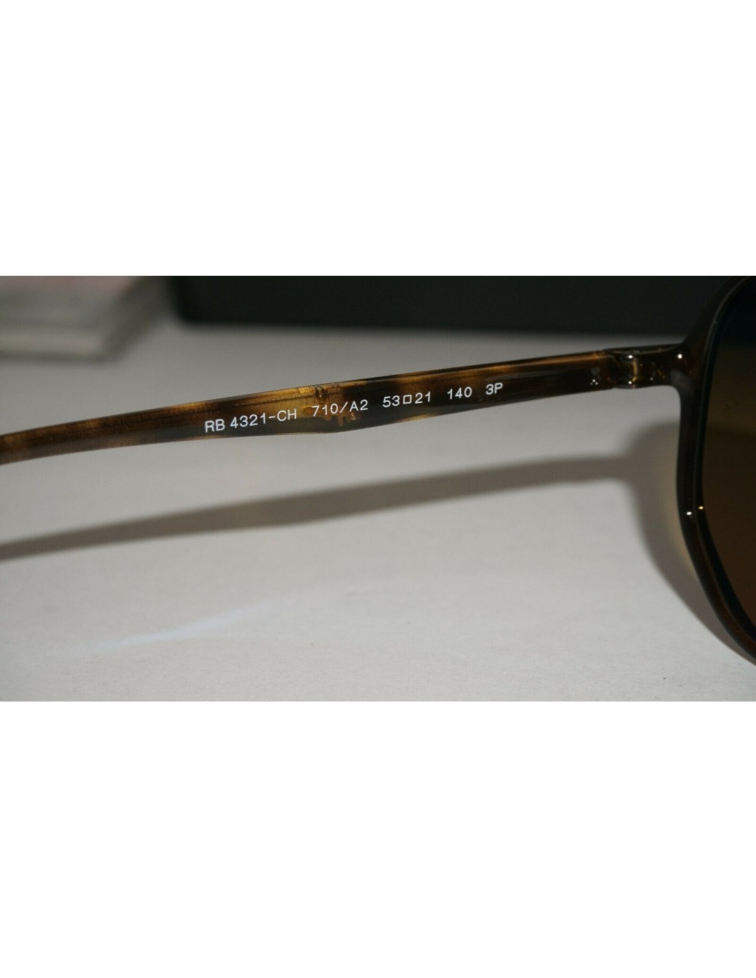 Lentes de sol Ray Ban RB4321CH 710/A2 Marshal CHROMANCE Cafe B-15 Polarizado
