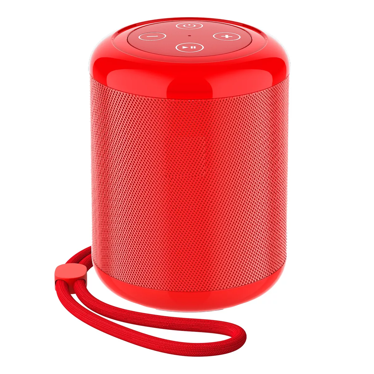 1hora Mini Bocina Portátil Bluetooth Inalámbrica Altavoz Sd Rojo