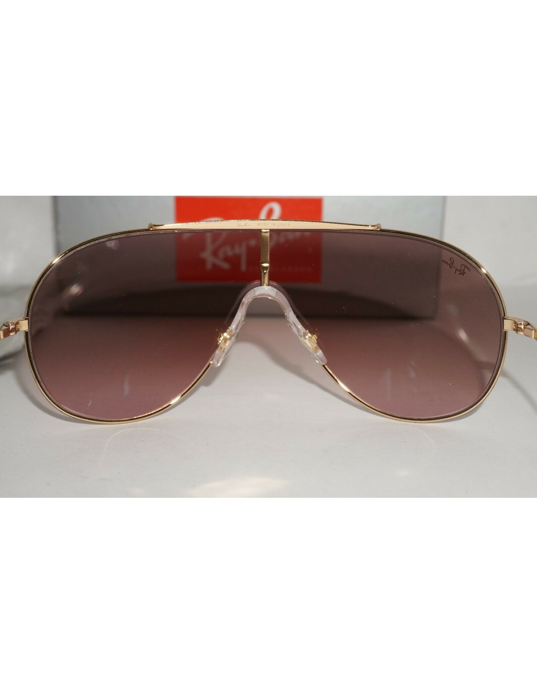 Lentes de sol Ray Ban Rb3597 9050/Y2 Wings I Rosa Espejo Dorado